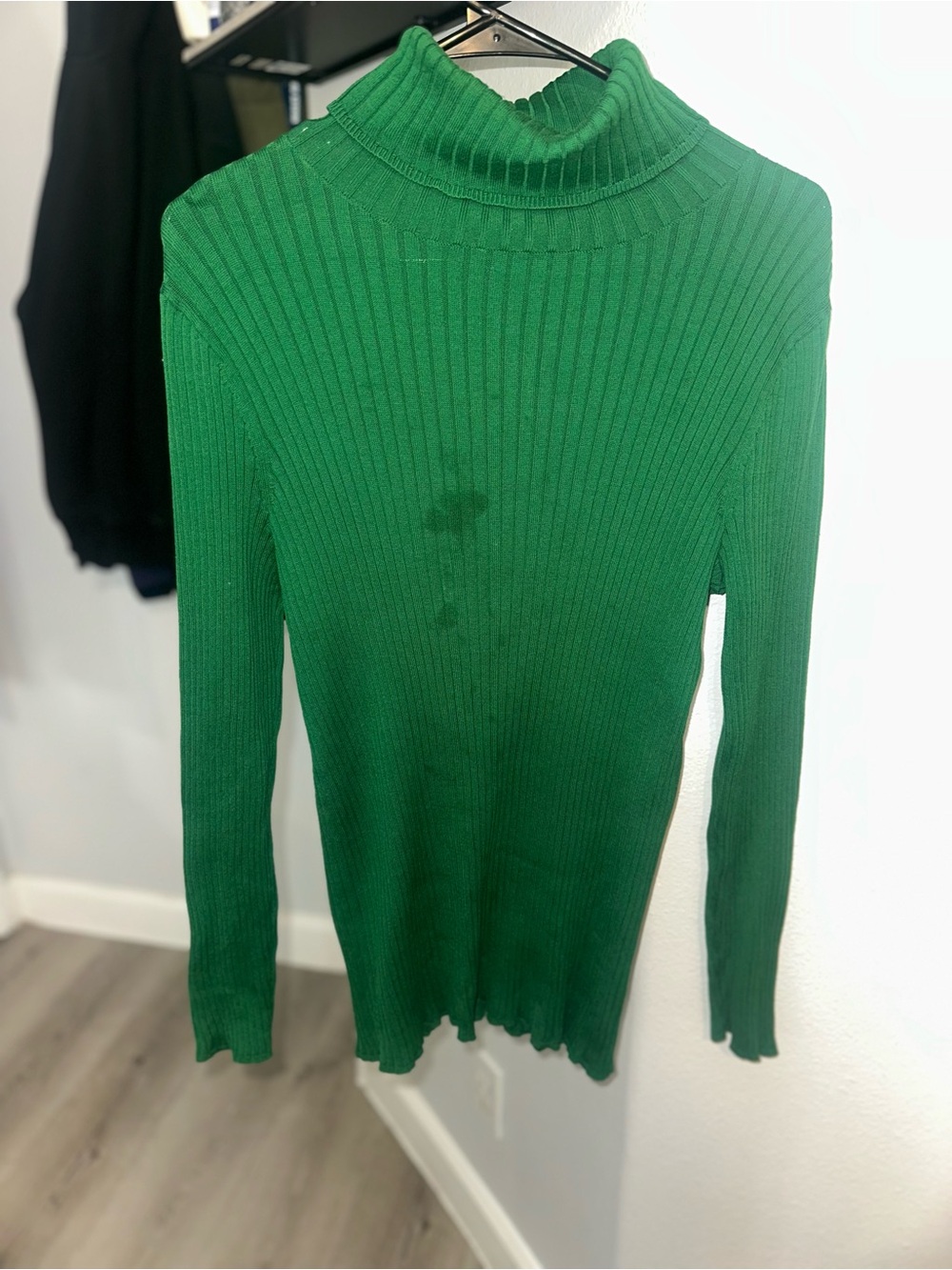 Pendleton Emerald Green Ribbed Turtleneck Sweater
